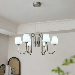 Bauhaus Chandelier Modern Living Room Main Light Simple Post-Modern Designer New Vintage Bedroom Lighting Fixtures