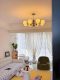 Medieval French Living Room Chandelier Walnut Retro High-End Restaurant Designer Vintage Bedroom Magic Bean Lamp