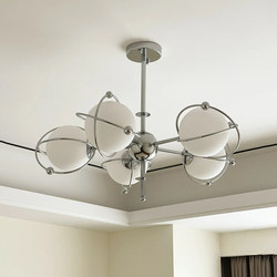 Bauhaus Retro Cosmic Planet Chandelier Modern Minimalist Living Room Dining Room Bedroom American French Vintage Magic Bean Lamp