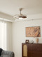 Medieval Style Bedroom Fan Lamp, French Restaurant Fan Lamp, American Retro Master Bedroom Lamp, Industrial Style Study Ceiling Lamp
