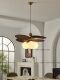 French Mid-Century Style Restaurant Chandelier, Retro Bedroom Study Bar Dining Room Magic Bean Lamp, Japanese Rattan Woven Guesthouse Lamp