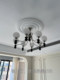 French Retro Living Room Chandelier, Mid-Century Style Magic Bean Lamp, Solid Wood High-End Atmosphere, Quiet Style Dining Room Bedroom Modern Lighting Fixtures