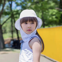 South Korea salua childrens sunscreen hat fashion big brimmed hat sun hat UV fishermans hat female child Summer