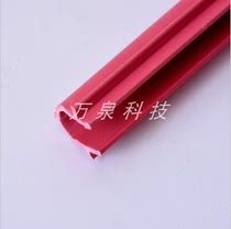 Factory direct sales three-wire cross protection tube red and white reflective warning tube power cord warning protection sleeve