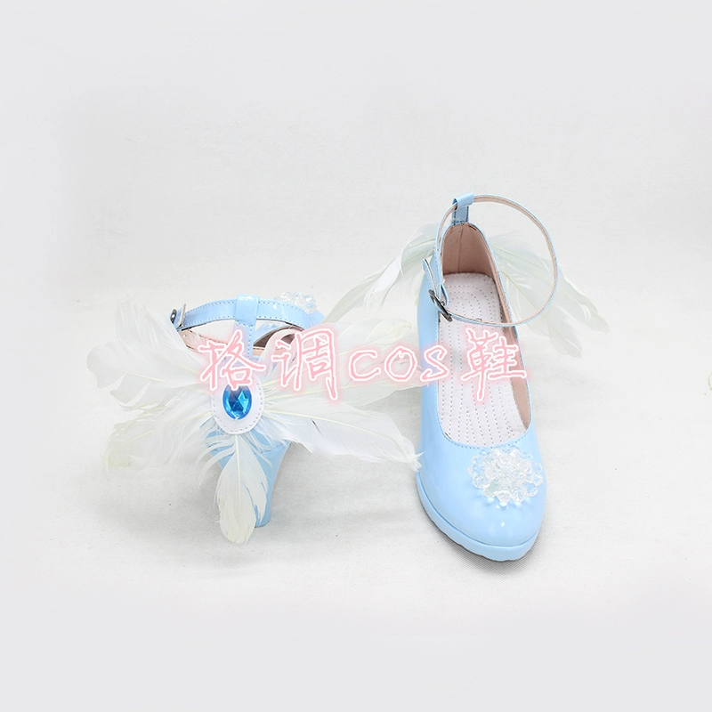 Giày cosplay Hatsune Miku 2019 băng tuyết Hatsune v home miku công chúa COS giày tùy chỉnh - Cosplay cosplay rem