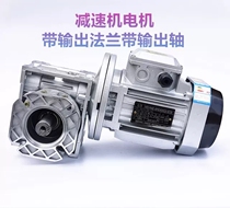 RV worm gear reducer with motor Small gearbox reducer Servo stepper motor gear box