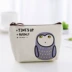 Xu vải mới ví hoạt hình động vật ví nhỏ ví tiền xu túi túi chào buổi sáng phụ nữ ví mini ví da nam hàng hiệu Ví tiền