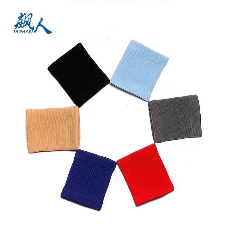 Bamboo charcoal four-sided bullet four seasons warm breathable basketball sports cotton sweat absorption scar protection wrist men and women's pair