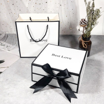 Gift box girls  version of lipstick gift box high-end perfume cosmetics gift box empty box ins net red envelope box