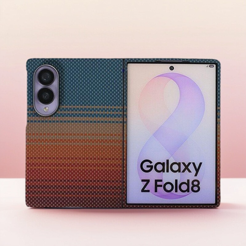 Suitable for Samsung Galaxy Z Fold8 Kevlar Phone Case Ultra-Thin Magnetic Fold8Wide Protective Case Suitable for Samsung Galaxy Z Fold8 Kevlar Phone Case Ultra-Thin Magnetic Fold8Wide Protective Case