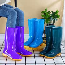 Rainshoes 2022 new plus - air bulletin sole heating anti - skid watertie shoes in the rain boots