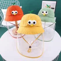 Baby Out Hat Anti-Flying-proof Winter Cap Thin Face Cover Prevention Flying Baby Face Hat