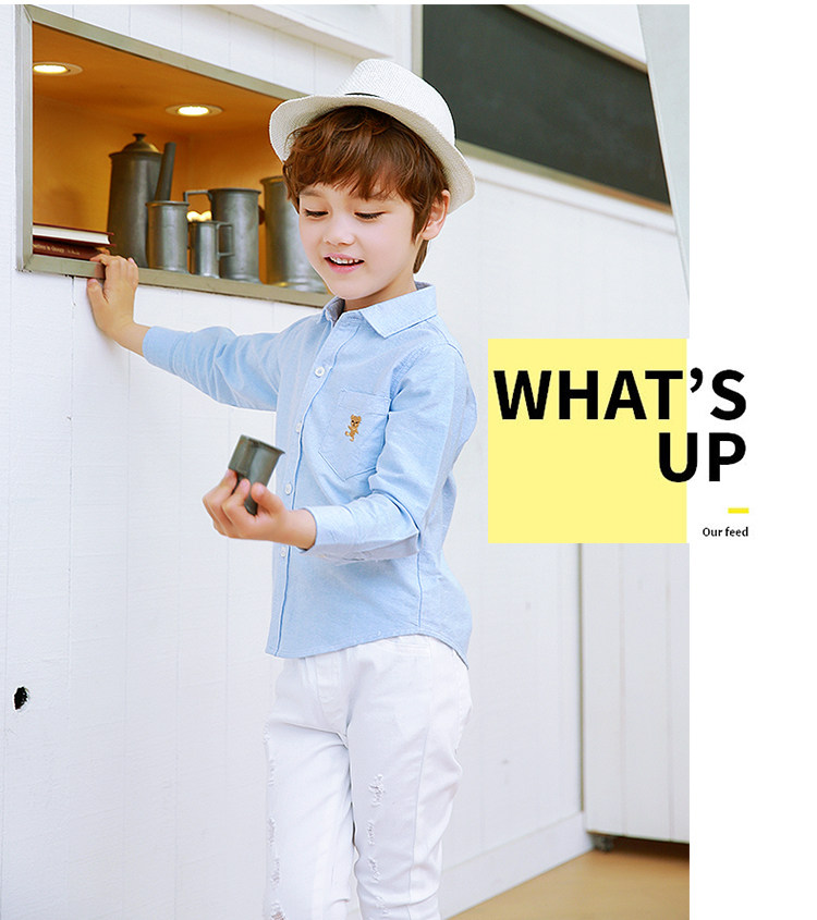 Chemise garcon à manche longue - Ref 2074033 Image 13