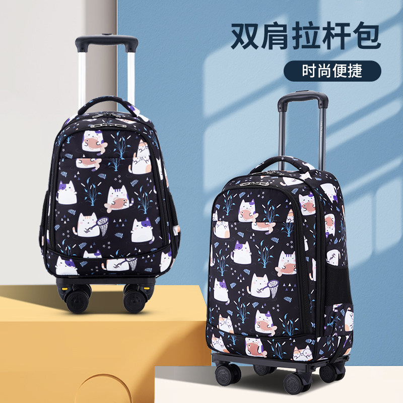 Leisure travel trolley backpack waterproof and lightweight