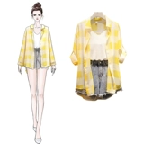 Летний комплект, большой размер, подходит для полных девушек, в западном стиле, по фигуре