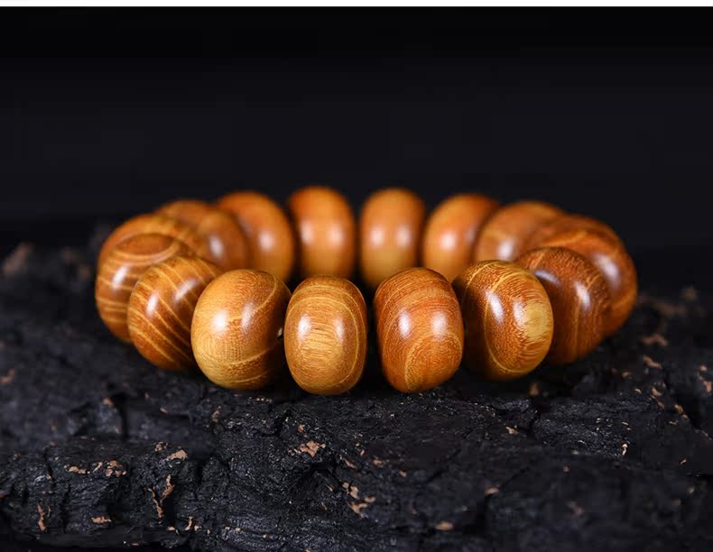 Perfect Crafts Fine Ebony Gold Tan Abacus Hạt Pills Vòng tay Hạt Vòng tay Phụ kiện cho Nam và Nữ vòng tay bạc nam