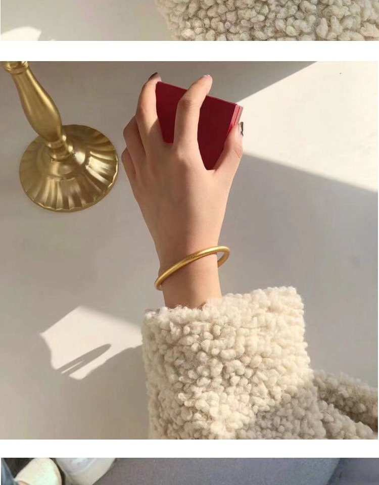 Vòng tay thừa kế vàng giả hốc đôi vợ chồng đỏ thần giao cách cảm pháp luật cổ cát vàng khắc 999 chuỗi vòng đeo tay rắn - Vòng đeo tay Cuff vòng tay đá thạch anh