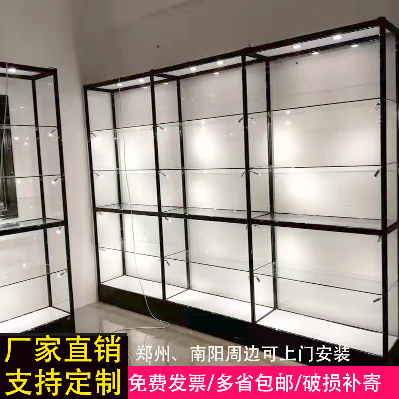 Customized glass display cabinet LEGO model display cabinet blind box display cabinet commercial toy shelf display frame