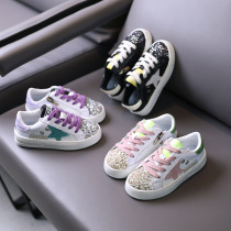  Next alice childrens star sequined board shoes 2021 spring new Korean girls fashion all-match casual shoes