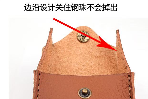 New slingshot hạt thép hạt túi vải thiều mẫu nam châm hấp thụ mạnh từ microfiber dây da 	túi đeo hông quân đội