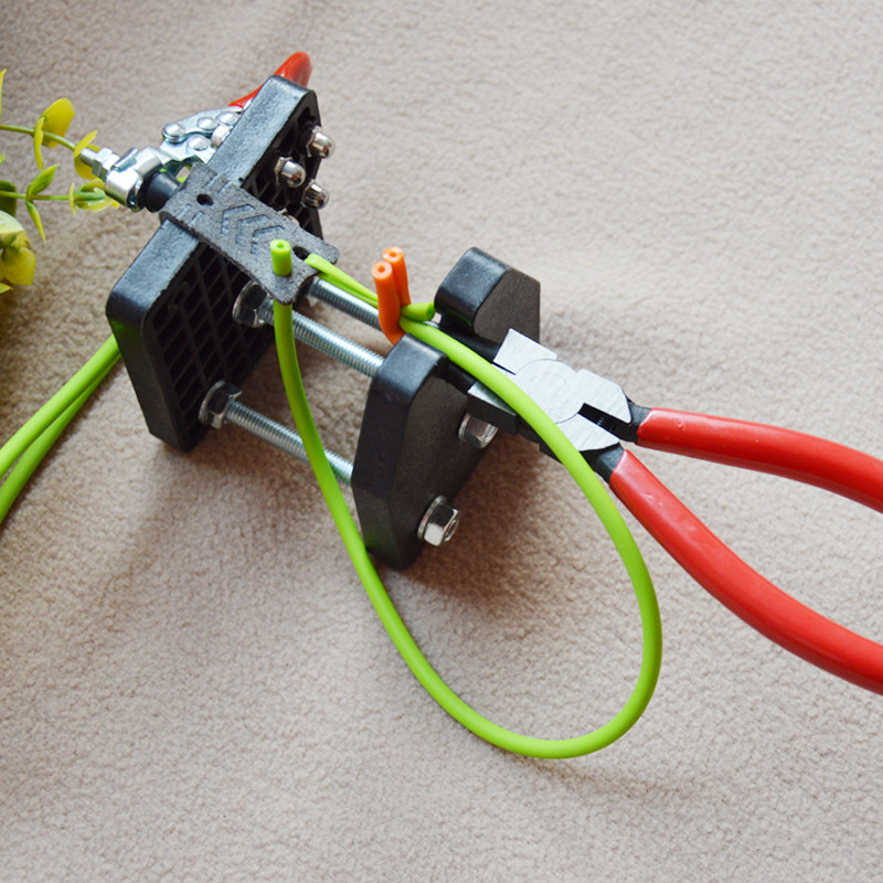 Rubber band assistant Zhuge assistant leather pocket assistant Banglix Golden Coconut Vietnam No. 3 old demon tying rubber band tool