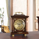 Neue chinesische Retro-Tischuhr, Wohnzimmeruhr, Heimtisch, stille klassische Uhr, Desktop-Tischuhr, dekorative Pendeluhr