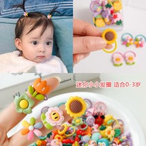 Baby za Xiaozhao Hair Collar Hair Girl Leather Gluten not hurt to be elastic good cute super cute little number 0-3 year old child