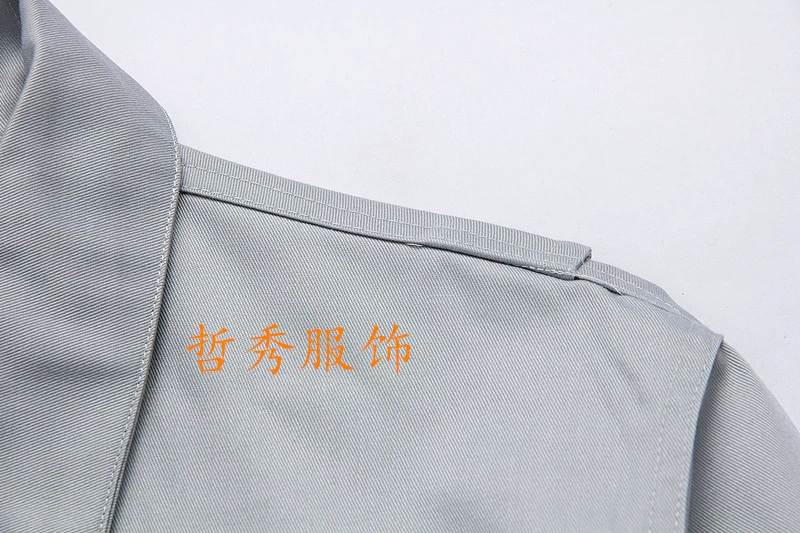 Mới Quảng Châu ô tô Chuanqi 4S cửa hàng hội thảo dài tay áo bảo hộ lao động sau bán hàng hội thảo công cụ sửa chữa Chuan ngắn tay áo phù hợp với