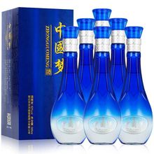 中国梦白酒浓香型52度500mL6礼盒装