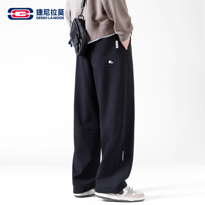 [Ao Ruipeng Endorsement] Geniolamode American-Style Scimitar Sports Sweatpants Men's Autumn Casual Straight-Leg Pants