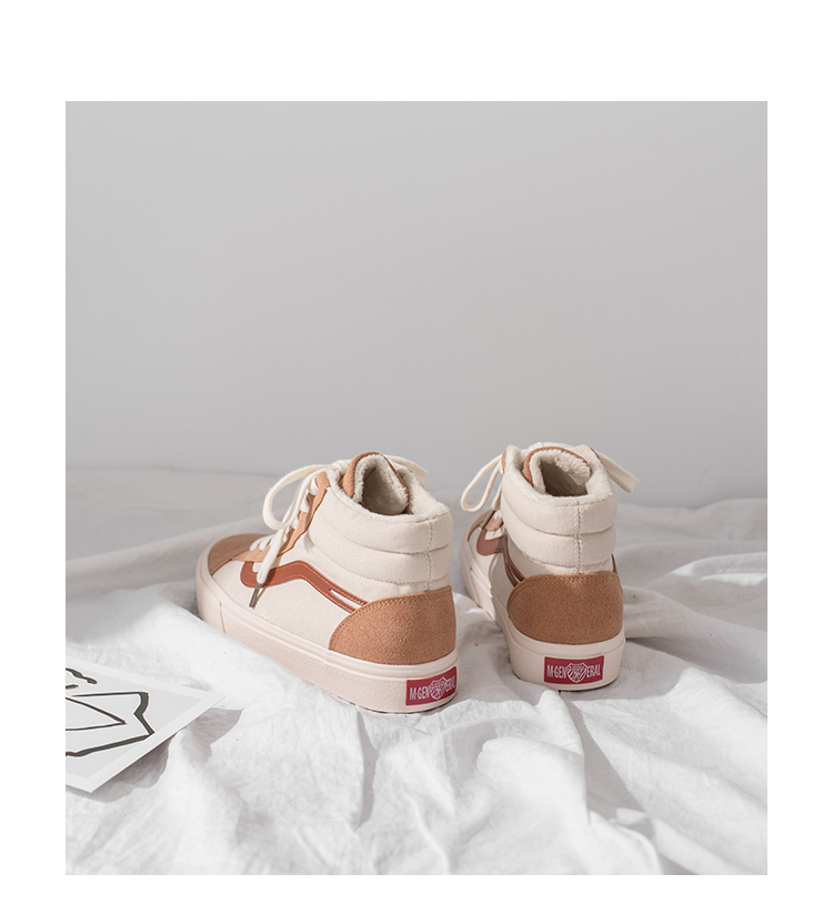 Cộng thêm đôi giày vải nhung cao cấp nữ phiên bản Hàn Quốc của ulzzang sinh viên Harajuku 2018 thu đông mới shop giày sneaker