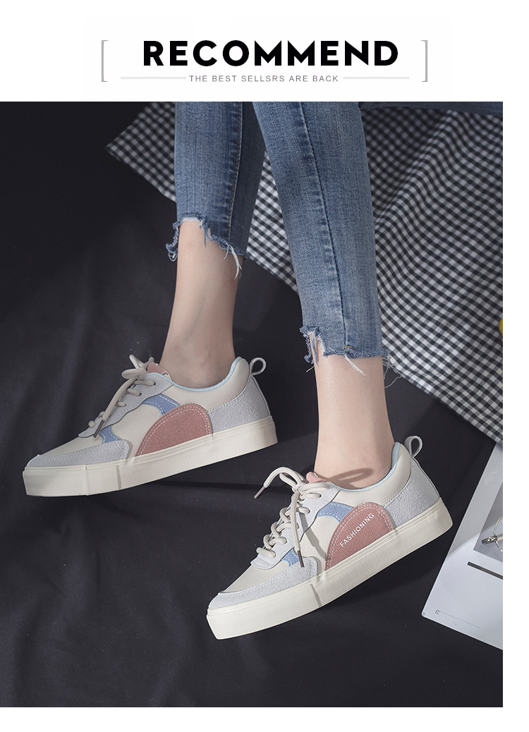 Giày nữ mùa thu 2018 mới giày vải hoang dã Sinh viên Hàn Quốc sang trọng mang giày gió retro giầy dép