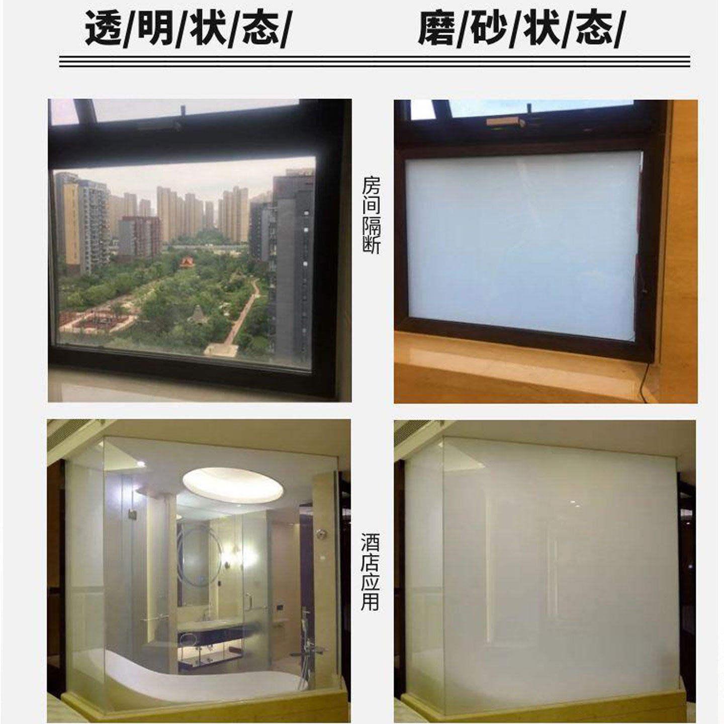 电控雾化玻璃膜:办公室隐私新守护神,一键透明or雾化,谁与争锋?🔥-调光玻璃-淘宝百科网