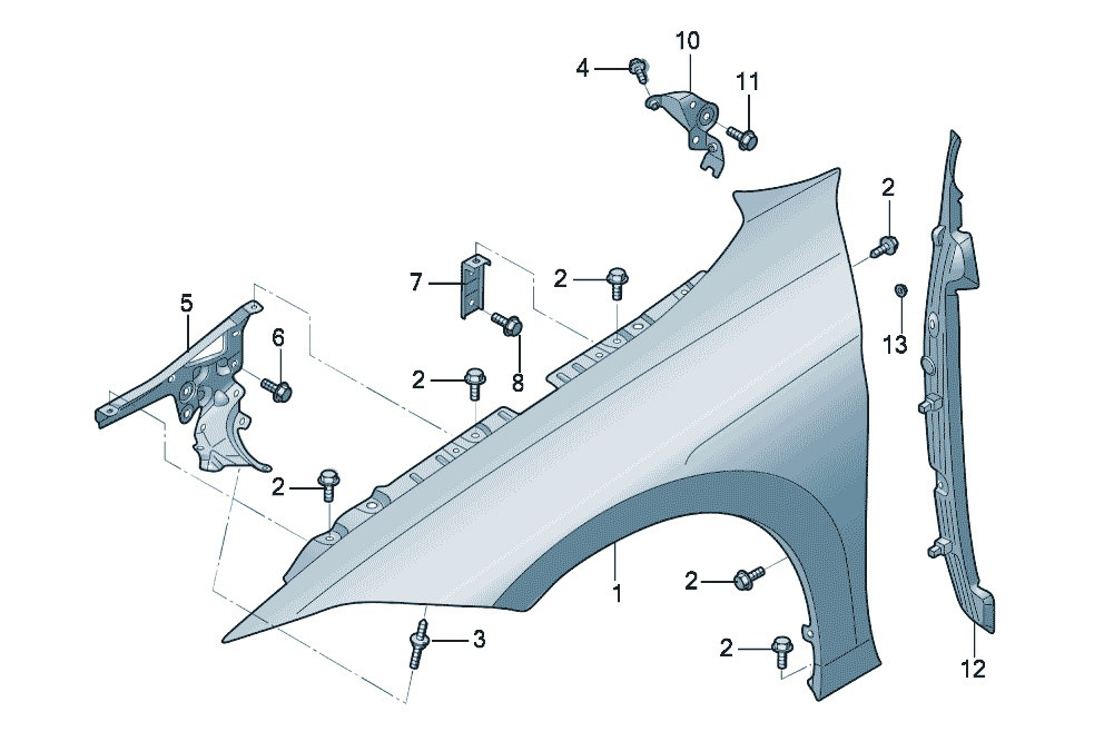 雷克萨斯IS 车身 翼子板