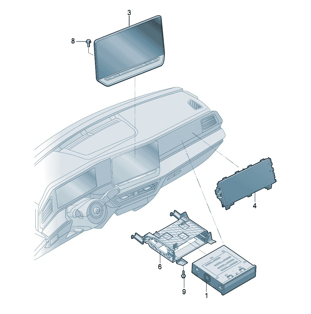 保时捷718 附件及娱乐 显示屏和控制模块汽车车机