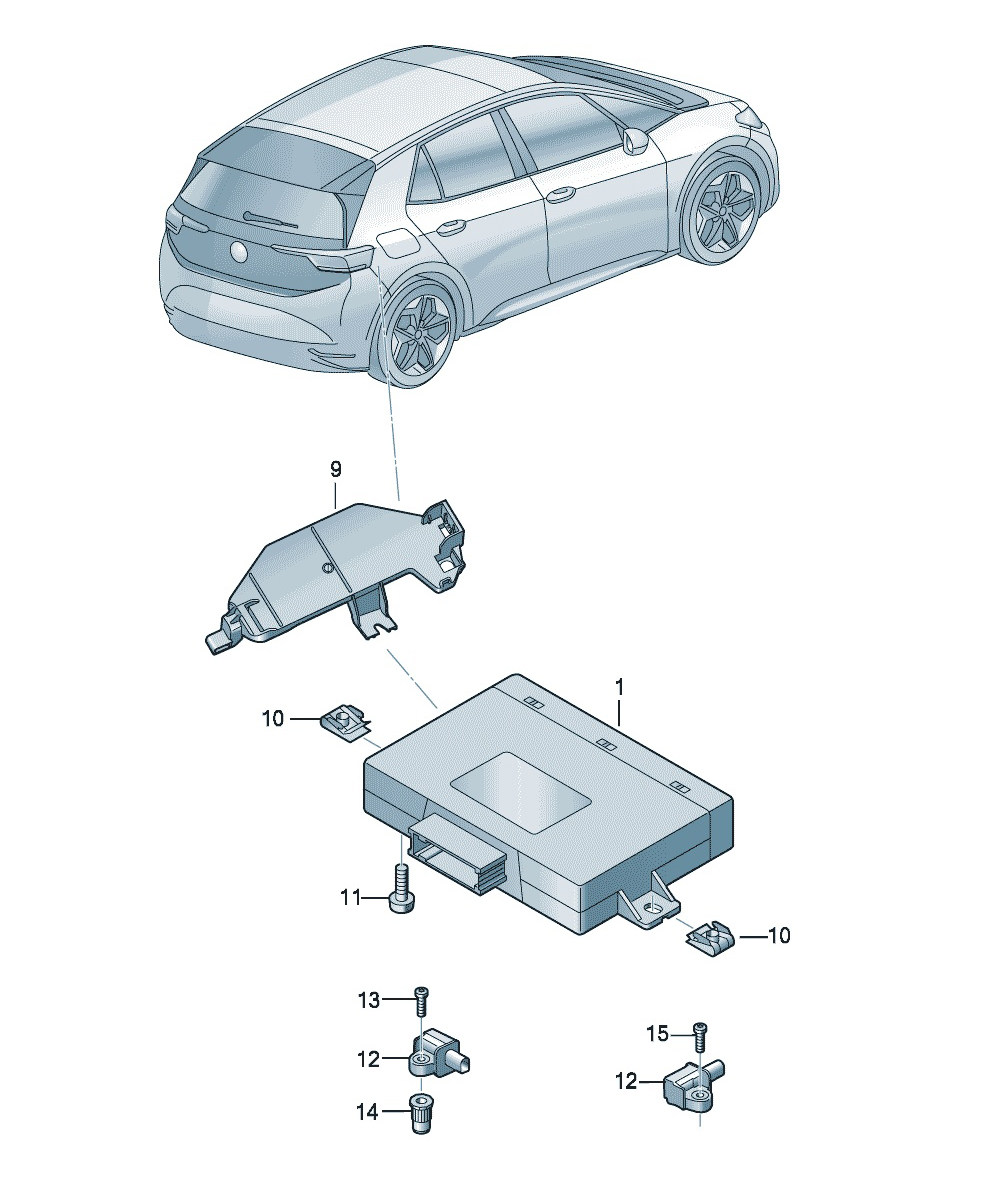 Urus 电子设备 电子控制减震系统控制单元