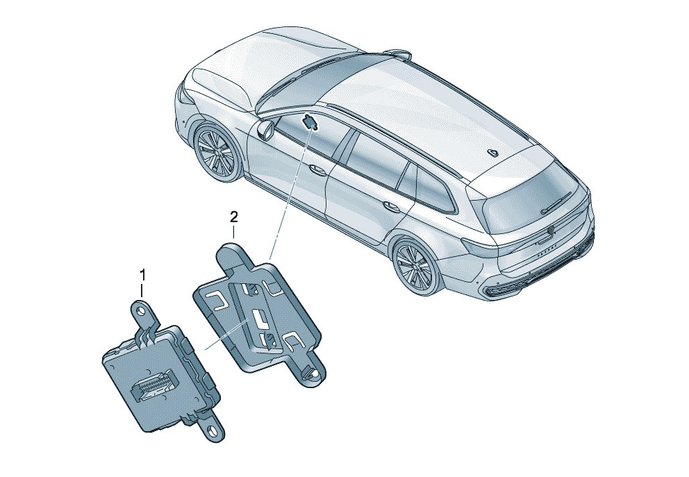 赛豹III 电子设备 进入及起动许可控制单元Kessy IO盒