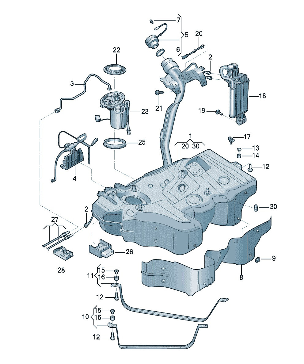 星际L 燃油及空调 燃油箱及安装件