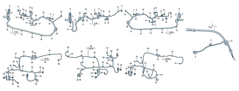 长安神骐T10新能源 电子设备 车门线束