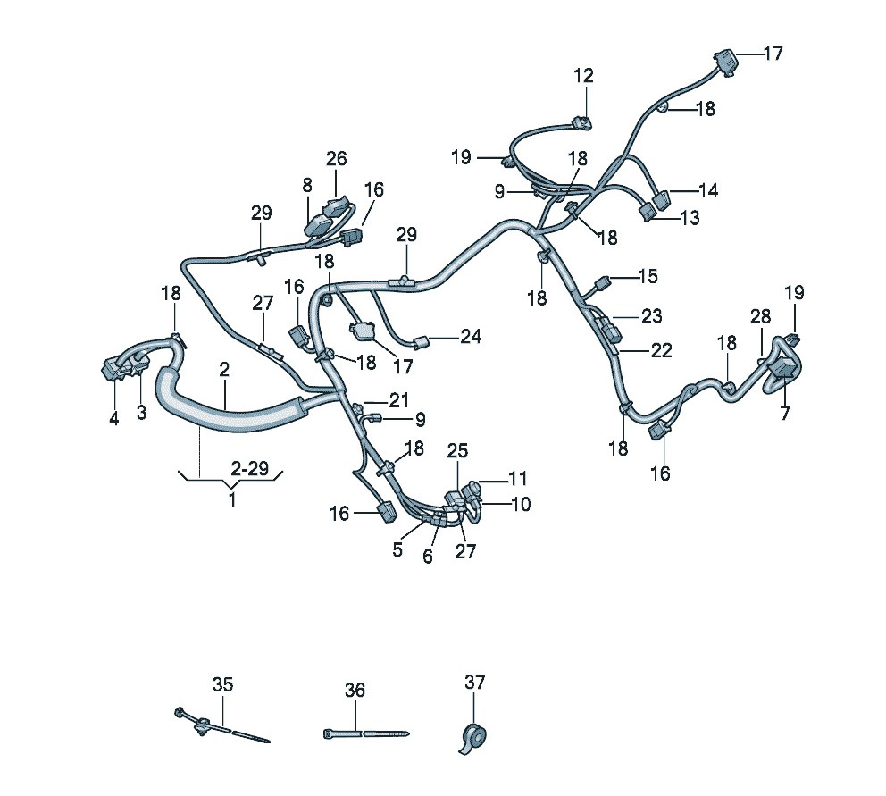 昂科拉PLUS 电子设备 座椅槽线束