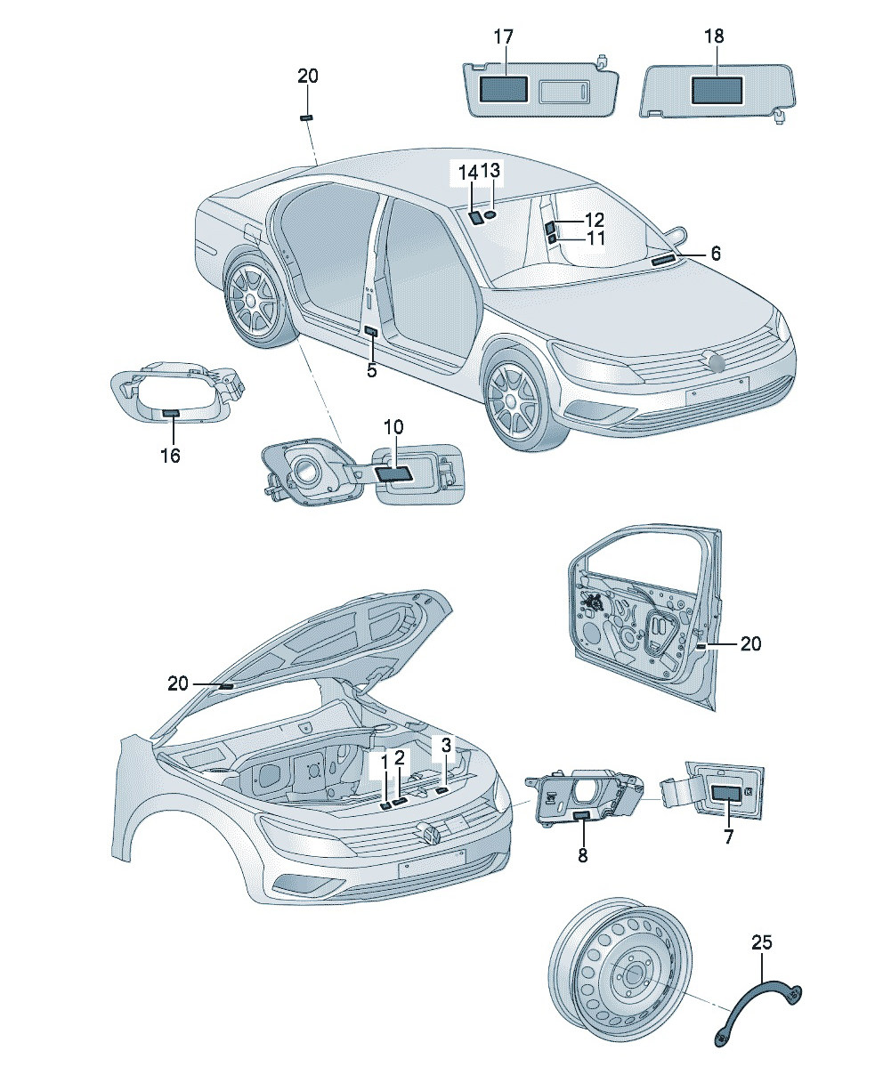 Gran Ace 附件及娱乐 标志牌