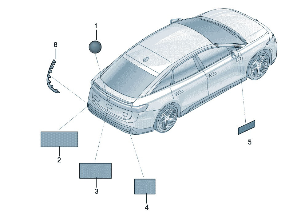 上汽大通MAXUS V90 车身 标记字样