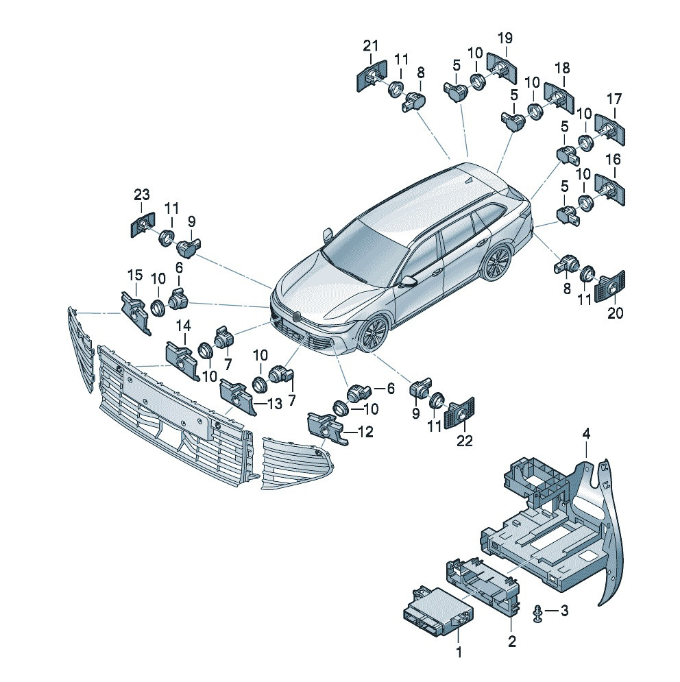 维特拉 电子设备 泊车辅助系统