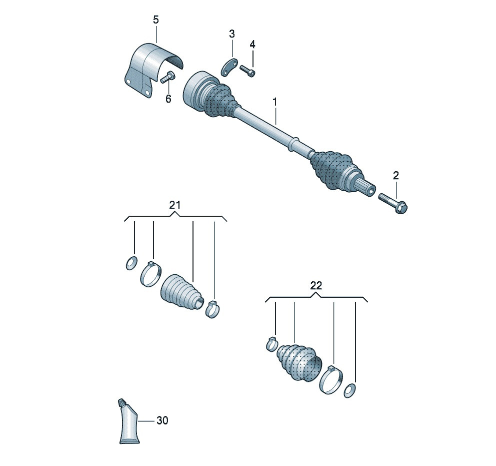 Wagon R 前轴转向 摆动半轴