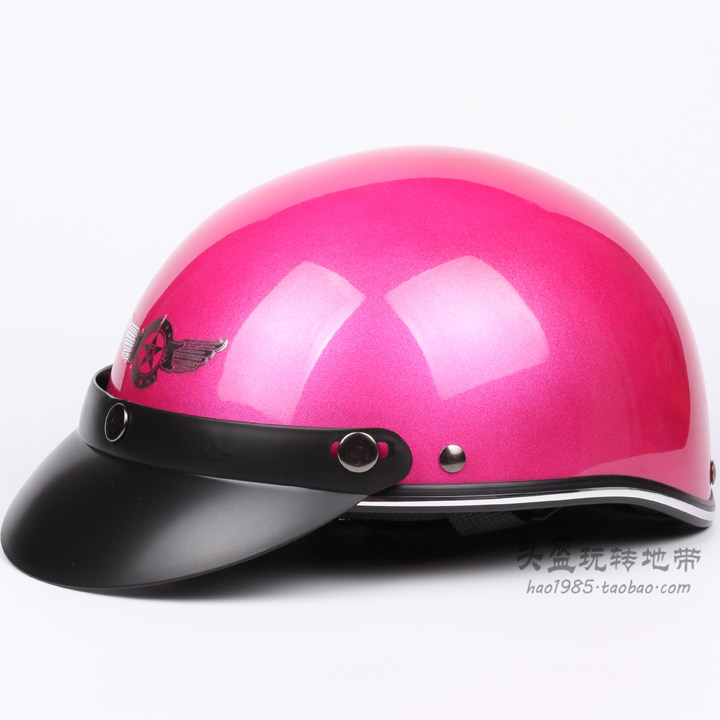 Taiwan EVO Rose Red Halley Electric Motor Safety Cap Men and Women General Safety Cap Sun UV Summer