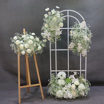 Starry artificial flowers wedding simulation flowers living room decoration flowers wedding photo studio hand-held flowers photo props plastic flowers