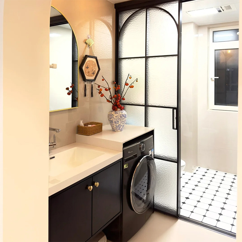 Bathroom Drum Washing Machine Integrated Cabinet Combination Slate Hot-Bent Washbasin Bathroom Washbasin Washbasin French Style