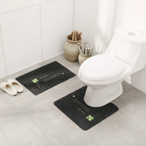 Toilet mat with a u - type toilet cushion toilet mouth and waterproof increase household anti - slip water absorption speed dry bathroom