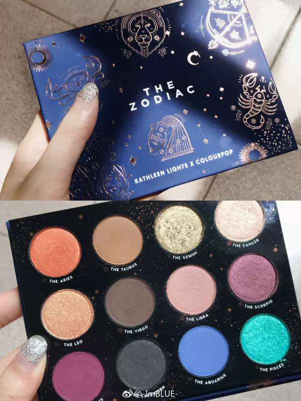 Palette 现货 Bảng màu phấn mắt Colourpop Tặng nó cho tôi đĩa hoàng hôn thẳng - Bóng mắt