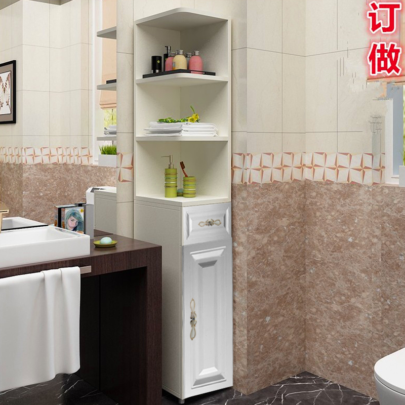 Custom toilet floor-to-ceiling locker bathroom corner cabinet narrow cabinet toilet side cabinet corner cabinet corner crack cabinet